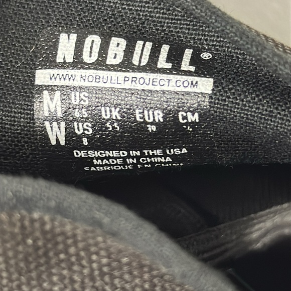 NoBull Unisex Black Coffee Canvas Mid Trainer M 6.5 W 8 - Picture 10 of 10